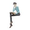 HAUCOZE Modern Home Decor Sculpture Reading Man Figurine Statue Table