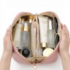 Kubico Large Capacity Wide Open Travel Cosmetic Pouch / 쿠비코 대용량 와이드오픈 여행용 화장품 파우치