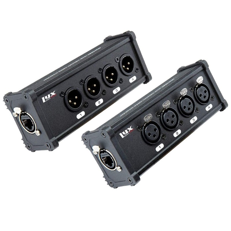 LyxPro 4 Channel 3 Pin Multi Network XLR Cable Breakout
