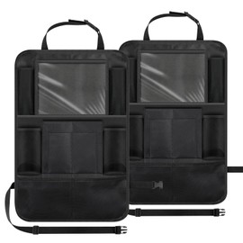 GlasFlength Car Storage Bags, Car Organizer Bags with Multiple Pockets, Car Seat Back Pockets, Fits Most Vehicles