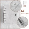 DY.2ten Notepad, Personal Notebook, Mini 6 Holes, A7, Pocket Size,