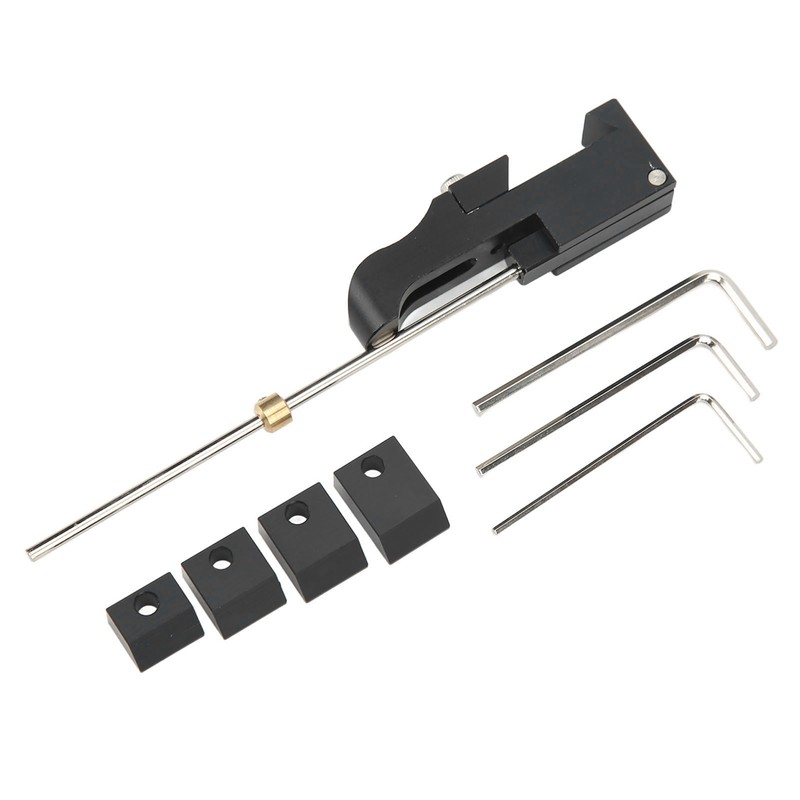 Archery Clicker Aluminium Alloy Recurve Bow Clicker with Adjusting Sliders