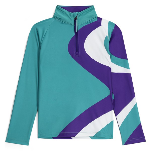 Spyder Girl's Surface Half Zip T-Neck Ski Base Layer Jacket