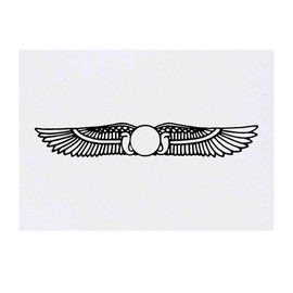 Large 'Egyptian Sun Disk' Temporary Tattoos (TO00027063)