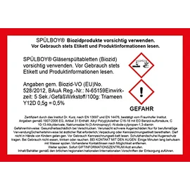 SPÜLBOY® Glass Washing Tablets for SPÜLBOY NU® (100 Tablets)