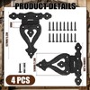 Otoolling 4 Pack Antique Cast Iron Vintage Heavy Duty T