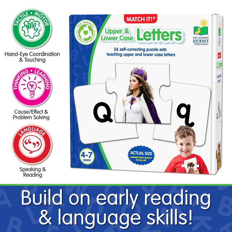 Learning Journey International Match It! - Upper & Lower Case