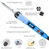 Electronics Soldering Iron Kit, 80W LCD Digital Soldering Gun with