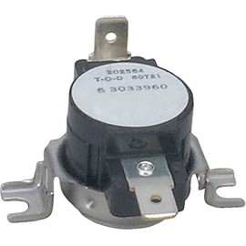 ClimaTek Upgraded Dryer High Limit Thermostat Switch fits Whirlpool Maytag 481487 481765 482205