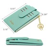 Badiya Slim Wallet Women RFID Blocking Bifold Multi Card Holder