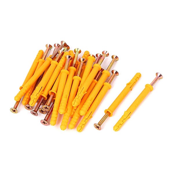 20 Set Screws and Anchors Set M5x80 Screw with 8x80
