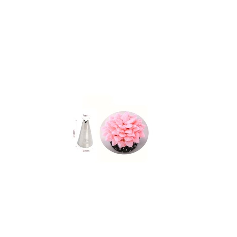 Leaf Piping Tip #352, 3-Piece Set – Create Stunning Leaves