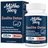 2300 MG Zeolite Detox Capsules - Activated Charcoal & Bentonite