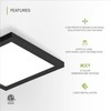 ASD LED 9" Square Flush Mount Light | 18W 1270LM