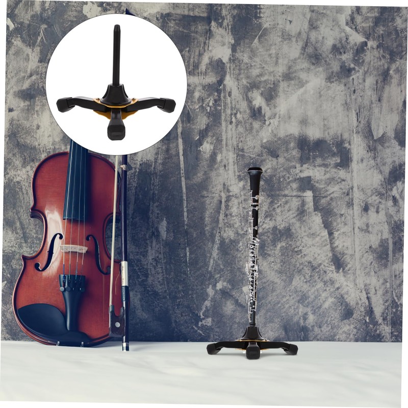 Levemolo Folding Clarinet Stand Portable Tripod Instrument Support for Clarinet