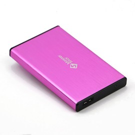 MasterStor 1 TB External Hard Disk Drive USB 3.0 Super-Fast 2.5-inch SATA Laptop Hard Drive Portable Hard Drive Pink