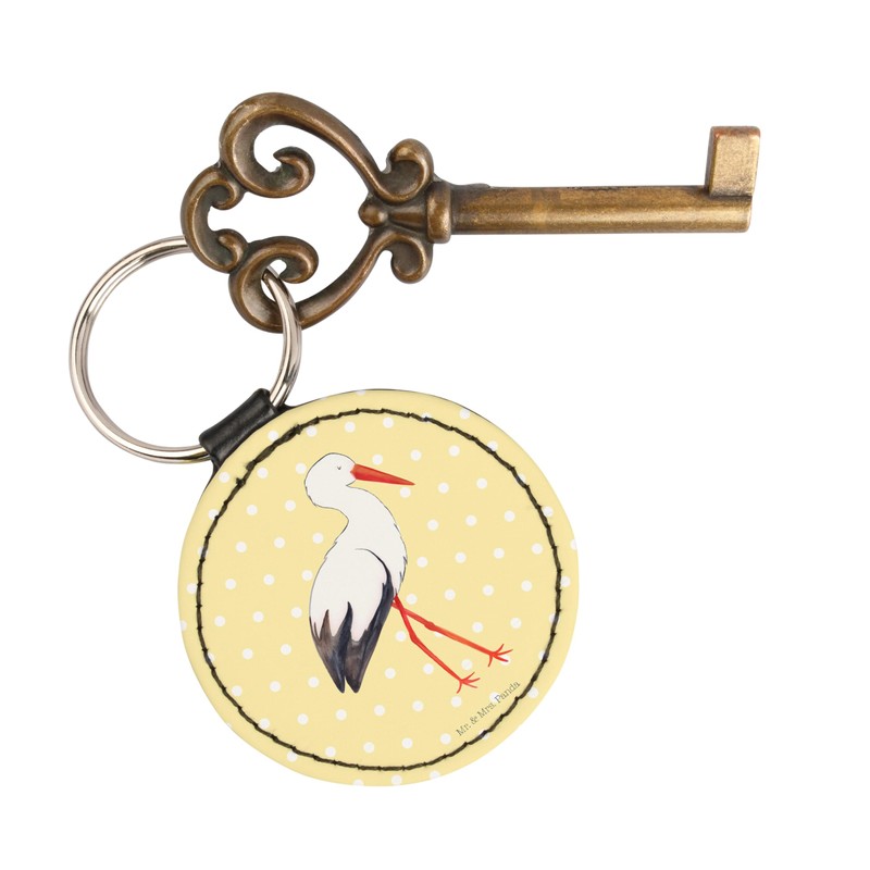 Mr. & Mrs. Panda Home Stork, yellow