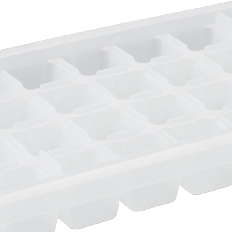 Relaxdays Ice Cube Tray Set, 5 Ice Cube Trays, BPA