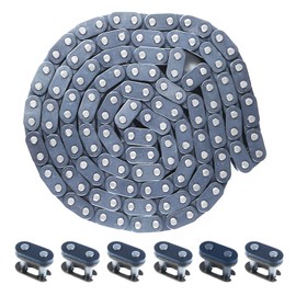 HOLATO T8F Drive Chain 134 Links for 2 Stroke 43cc 47cc 49cc 50cc Coolster SSR Mini Chopper Rocket Pocket Bike Pit Dirt Bike ATV Quad Mini Moto Ebike Heavy Duty Parts