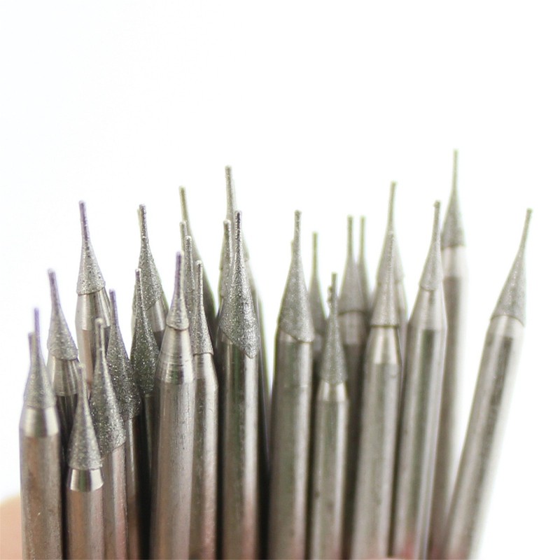 ILOVETOOL 0.5mm Diamond Jewelry Drill Bits Carving Bur Tools for