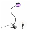 LED Black Light - UV Ultraviolet Clip Light, 5W, USB