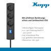 Kopp DUOversal® Plus 3/6-Way Power Strip 1.4 m with Double