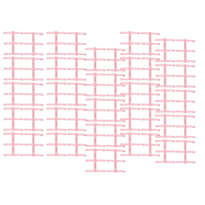 50PCS Comb Binding Spine 16mmx3 Rings PP Multifunctional Book Binder