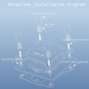 CPU Heatsink Holder, CPU Heatsink Holder, Backplane Backplate, Back Sheet,