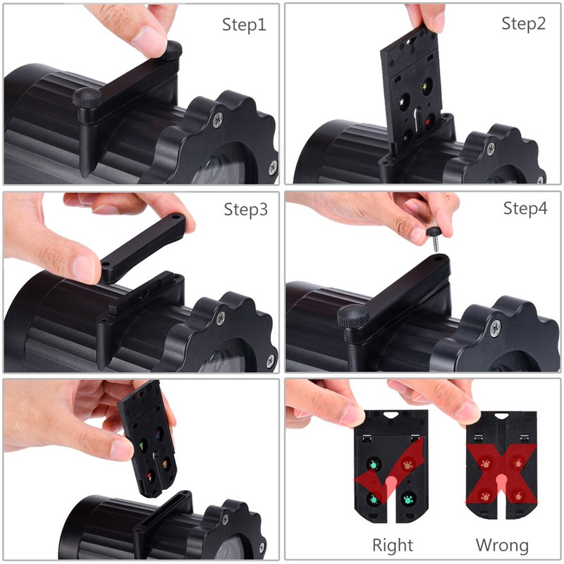 LED Projector Light, Outdoor Indoor Xmas Decorative Lights, Rotating Waterproof