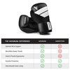 Hayabusa S4 Boxing Gloves for Men and Women - Black/White,