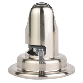 Lancer USA Suction Cup Handheld Shower Head Holder Adhesive Removable Wall Mount Bracket for Bathroom | Limited 10 Year Warranty (Brushed Nickel)