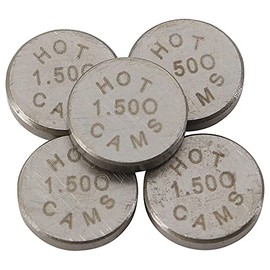 Hot Cams 1.50mm 5 Piece Shim Kit 5PK748150 for Honda CRF, Kawasaki KX, Suzuki RMZ & Yamaha WR YZ Dirt Bikes, Pink