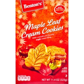 Benton's Best Maple Leaf Cream Cookies 11.4 Oz (323 g)