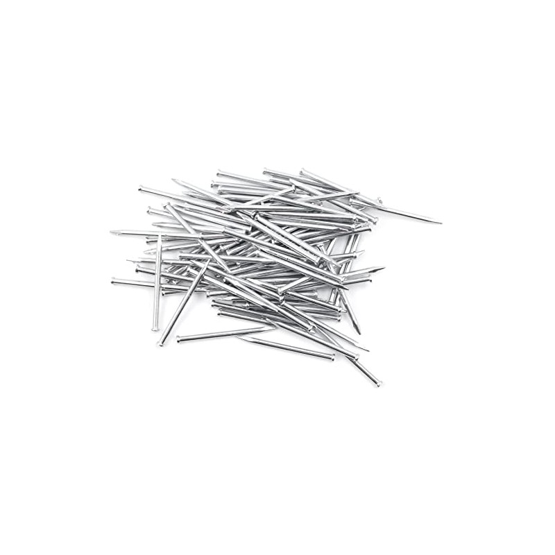 Design61 100 x Steel Pins Skirting Board Pins Nail 1.5