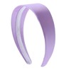Motique Accessories Lavender 2 Inch Wide Satin Hard Headband with