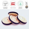 Wooden Wheel Made of Beech with Rubber Tyres 140 mm,