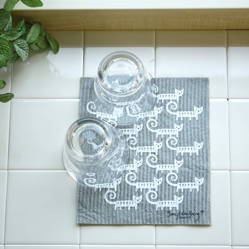 Econfort House Sponge Wipe, Bengt Cuten, Cat, Scandinavian