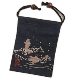 Japanese Pattern Xiaoping Drawstring, Wristlet Couple Carp (Men or Women) Japanese Accessories