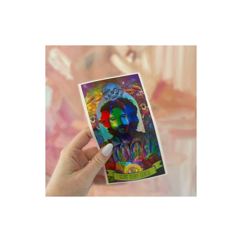 The Luminary Jerry Garcia Prayer Saint Candle