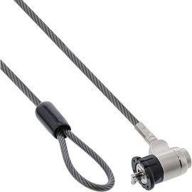 InLine 55703 Notebook Security Lock with Keys (4.4 mm x 2 m)