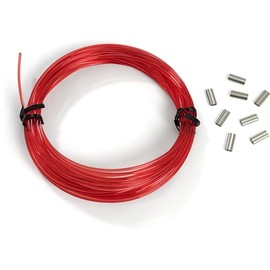 Cressi Multifilament Ø 1.8 mm w/Crimps, Red, 25 ft
