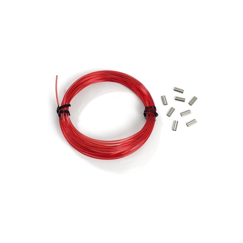 Cressi Multifilament Ø 1.8 mm w/Crimps, Red, 25 ft