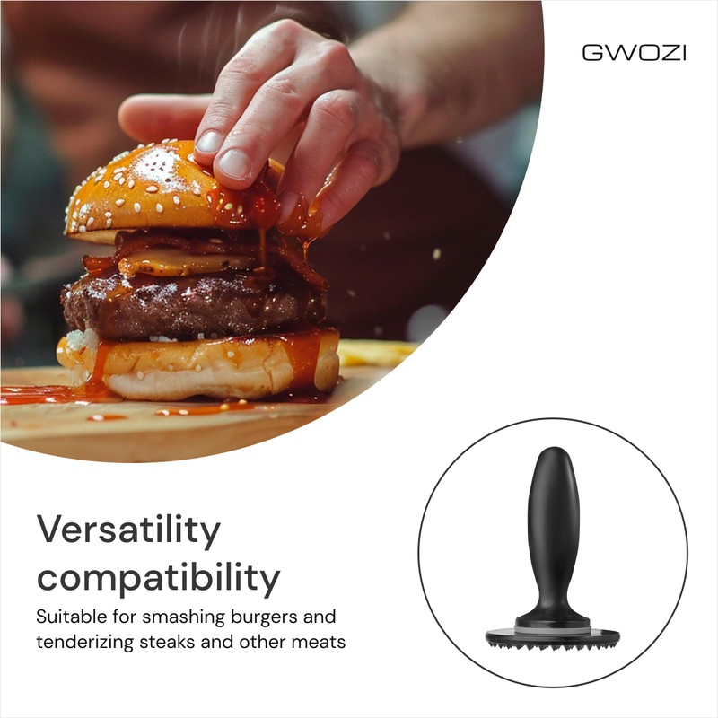 GWOZI Burger Press - Smash Burger Press for Griddle -