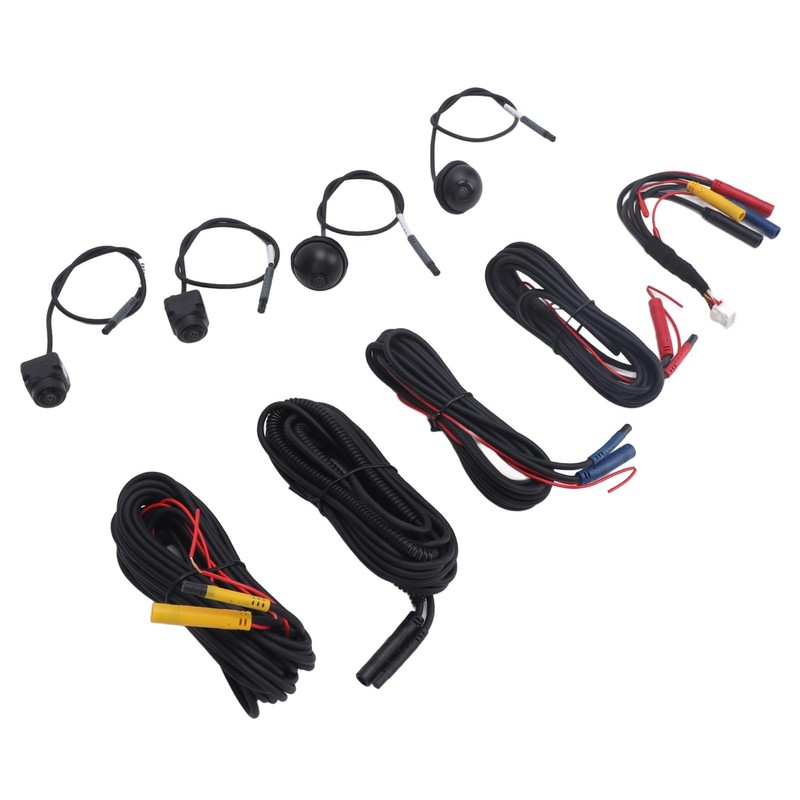 Acouto 360° Panoramic Car Camera System - 1080P HD Front,
