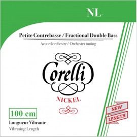 Corelli Double bass strings Fractional - small scale D 1/2 302A