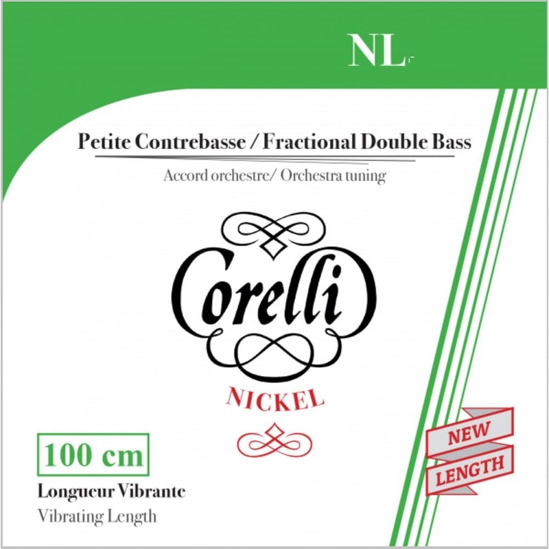 Corelli Double bass strings Fractional - small scale D 1/2
