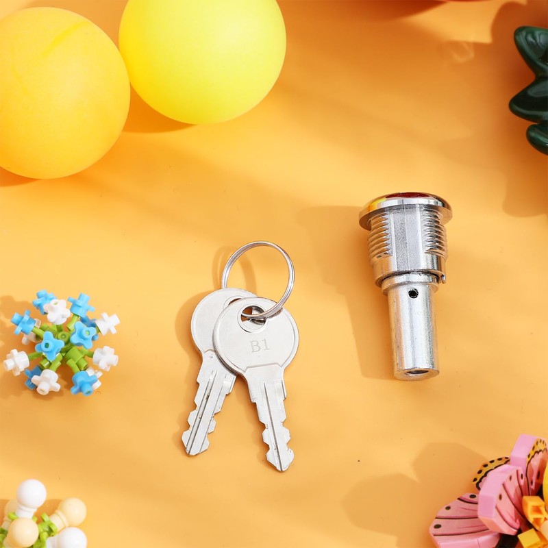 DOITOOL Vending Machine Lock and Key Set Tubular Replacement for