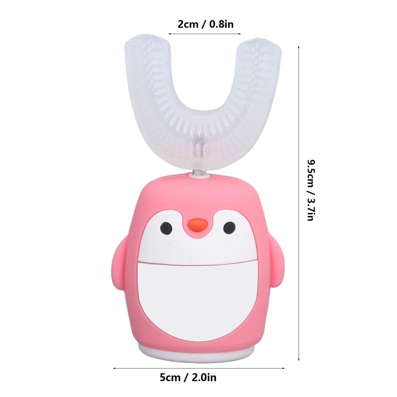 Intelligent U Shaped Toothbrush 360° Oral Cleaning Cartoon Electric Toothbrush