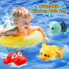 Baby Bath Toys,Light Up Crab Bubble Machine Blower with LED