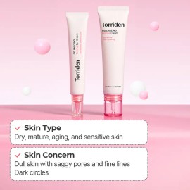 Firming Cream and Eye Cream Duo Set, Hydrating Face Moisturizer and Eye Care for Smooth Makeup Prep and Skin Support 2 Piece Set